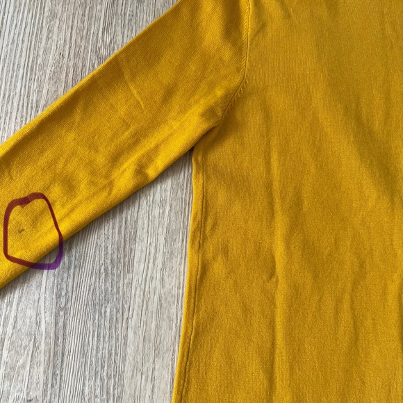 ModCloth Mustard Yellow Soft And Stretchy V-Neck Buttoned Front Cardigan Top - Picture 14 of 14
